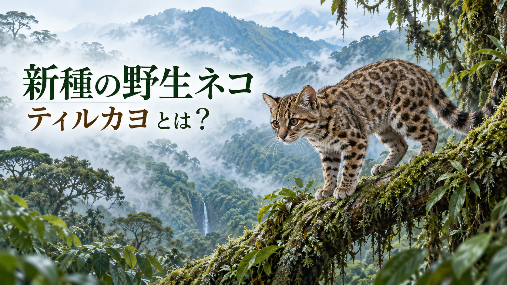 新種の野生ネコ「Leopardus tilcayo」とは?ボリビアで正式記載された意味