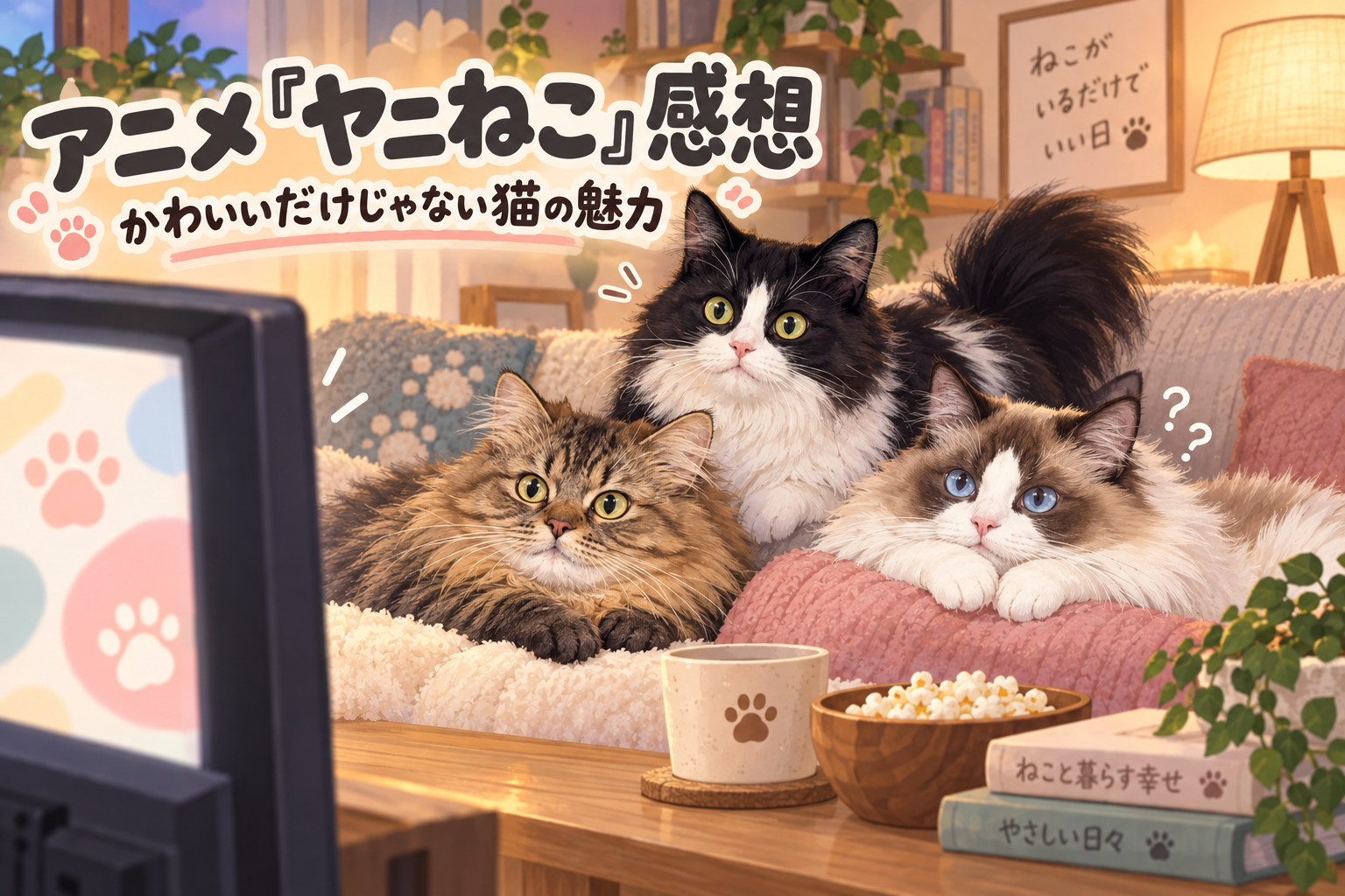 アニメ「ヤニねこ」感想|かわいいだけじゃない猫の魅力と大家さん推しの理由